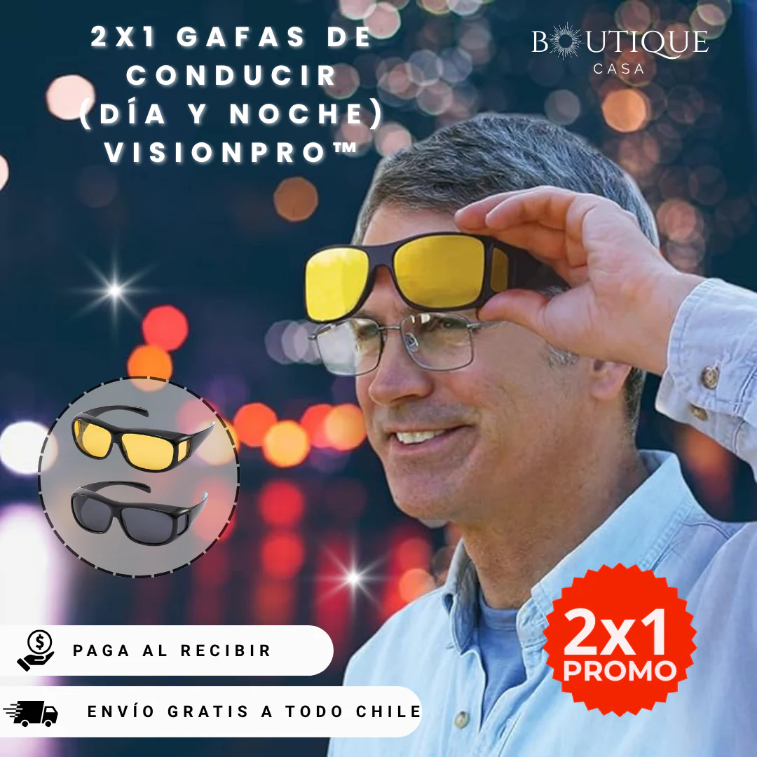 2X1 Gafas de Conducir | VisionPro™