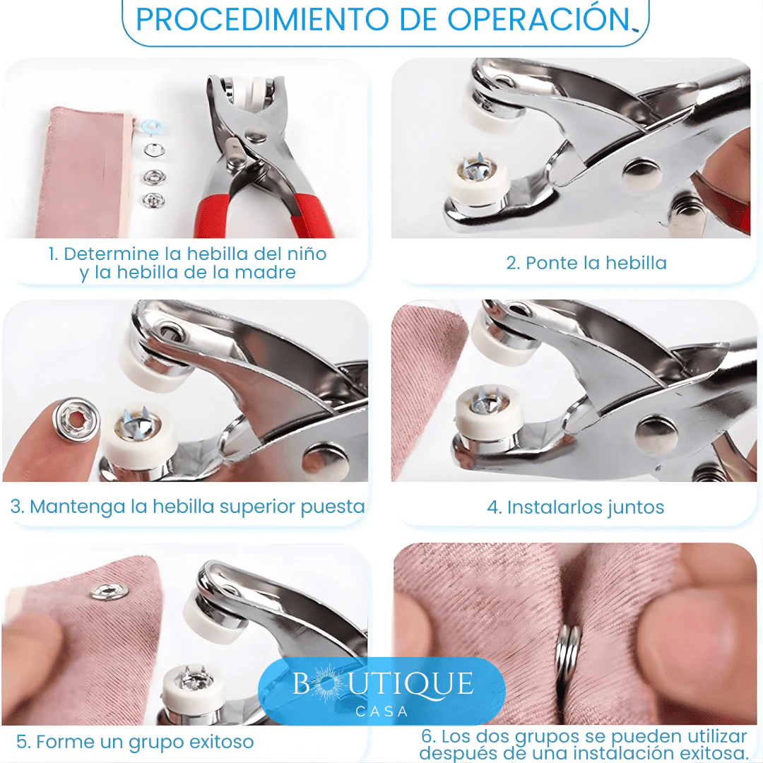 Alicate con Broches a Presión  | PressFix™ - Image 2