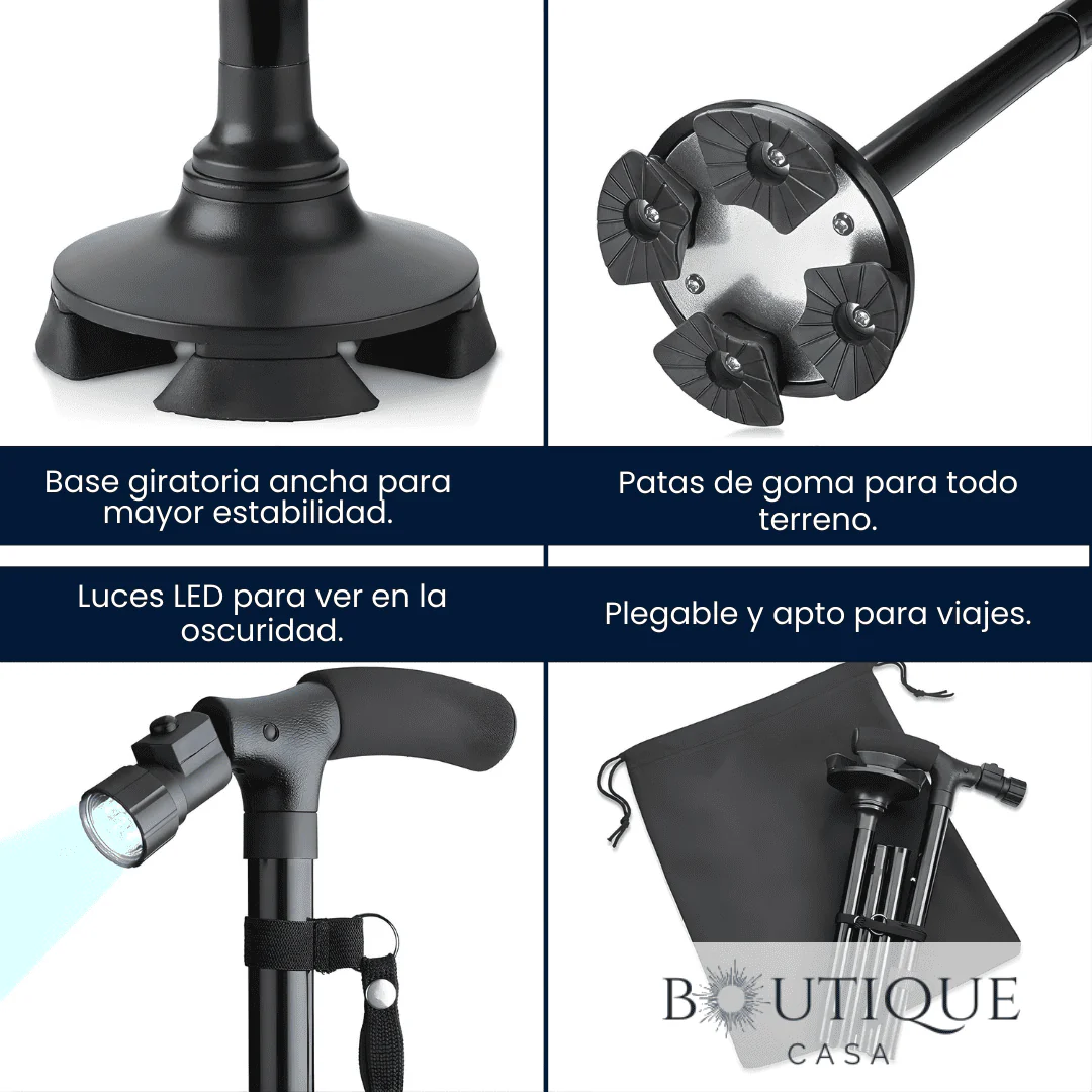 Bastón Ortopédico Plegable | SupportPlus™ - Image 3