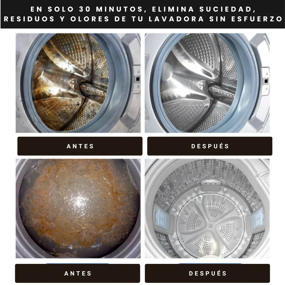 Caja x 12 Pastillas DeepClean - Limpieza automática de lavadoras - Ropa libre de malos olores en 30 minutos - Image 2
