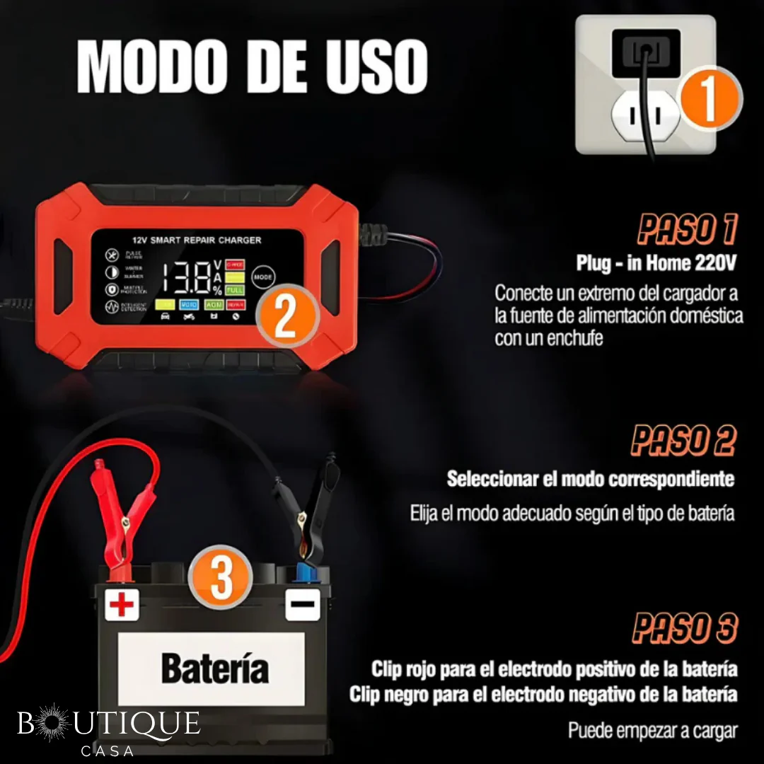 PowerGo™ | Cargador Rápido Inteligente para Baterías - Image 3