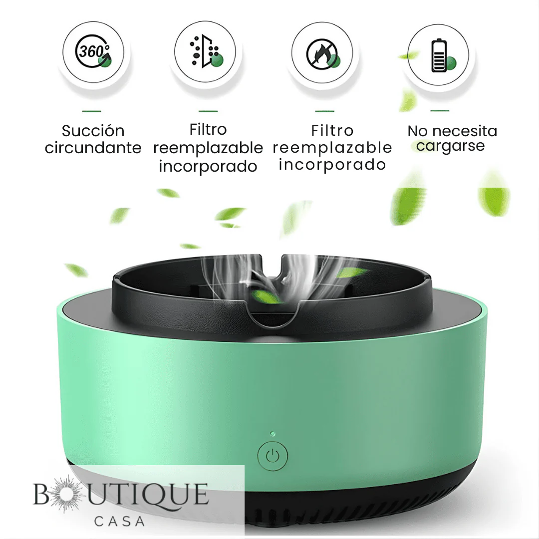 Cenicero Purificador Anti-Humo | SmokeFree™ - Image 2