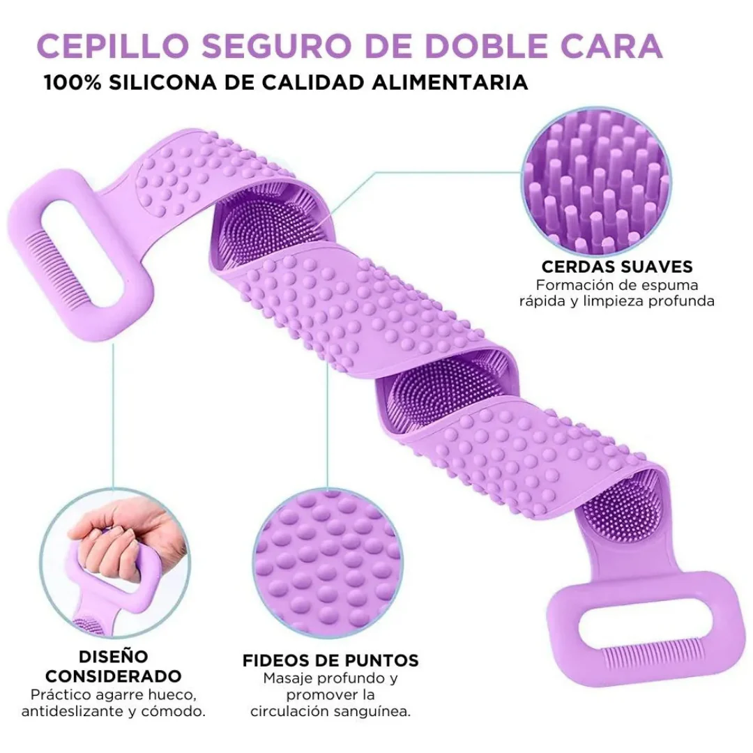 Set 2X1 Cepillo Masajeador Exfoliante - Image 3