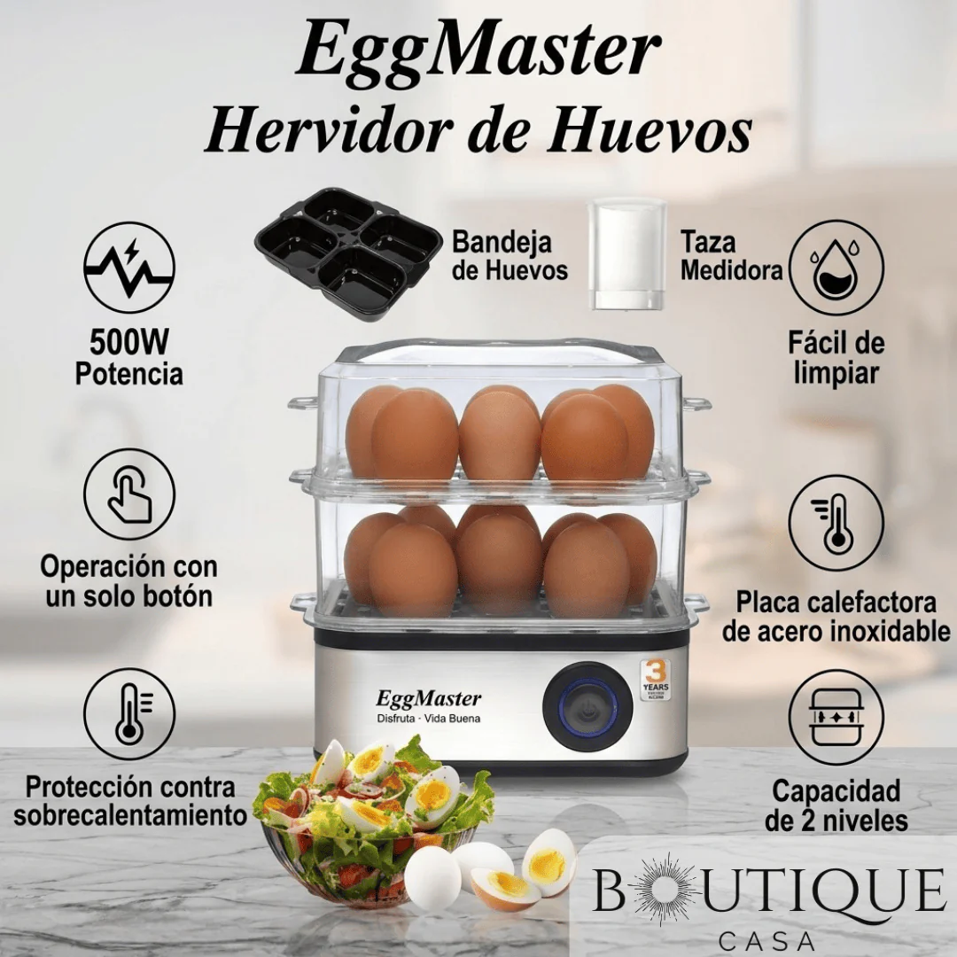Hervidor Eléctrico de 16 Huevos | EggMaster™ - Image 2