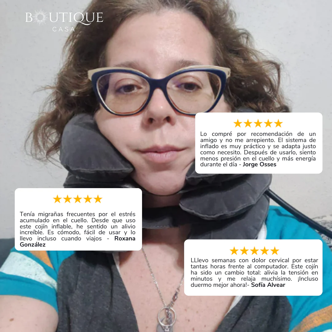 Cojín Cervical Ortopédico Inflable - CerviRelax Pro - Image 3