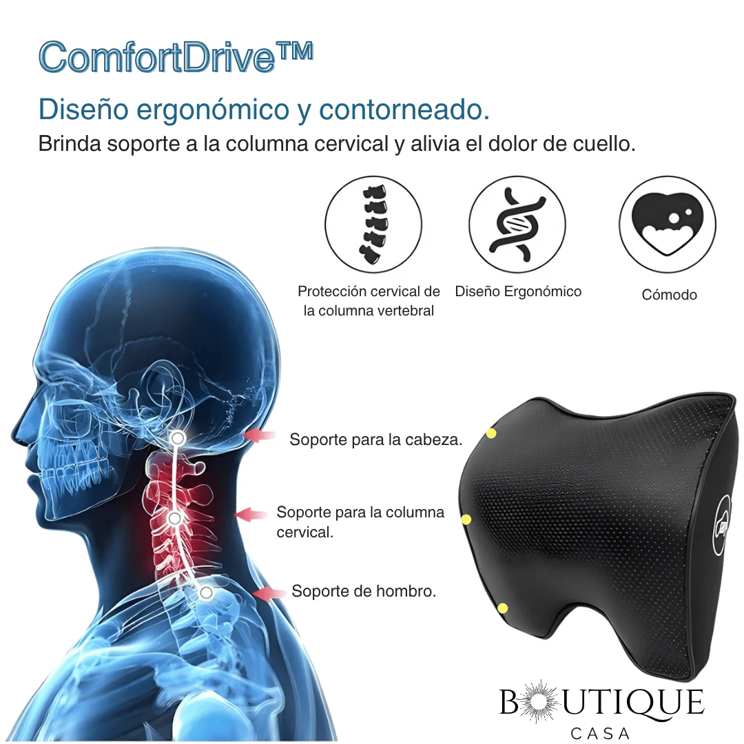 Cojín Ergonómico Reposacabezas | ComfortDrive™ - Image 2