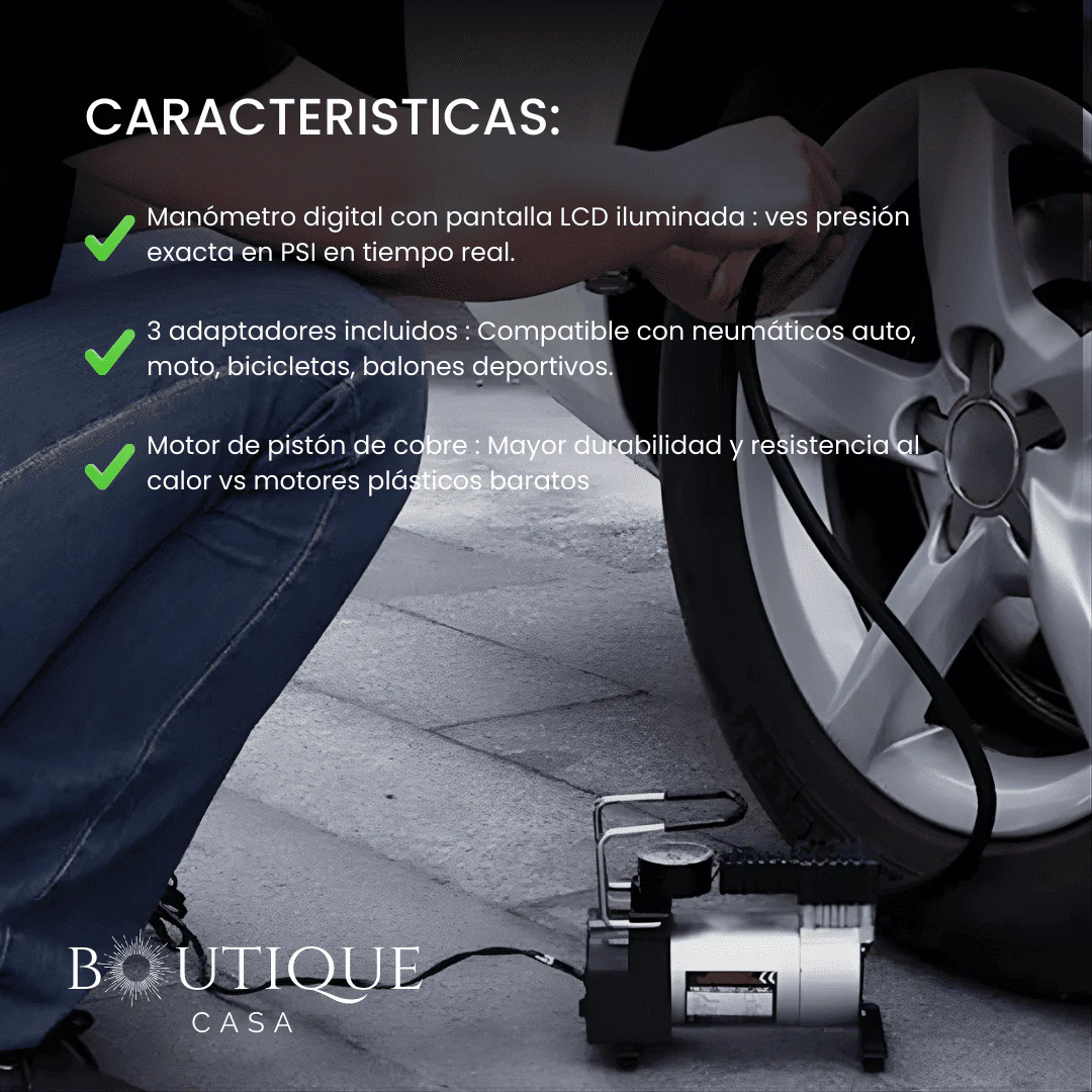 Mini Compresor Portátil 12V | AutoAir™ - Image 2