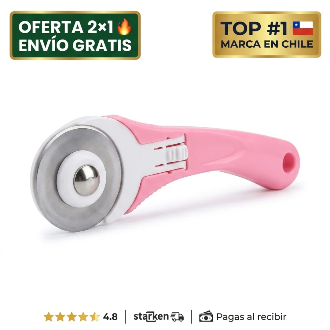 Cortador Rotatorio de Tela – Corta Recto y Sin Esfuerzo