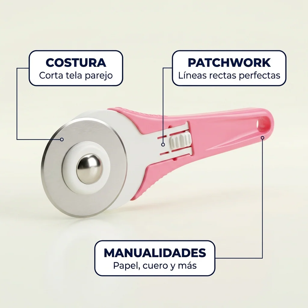 Cortador Rotatorio de Tela – Corta Recto y Sin Esfuerzo - Image 3