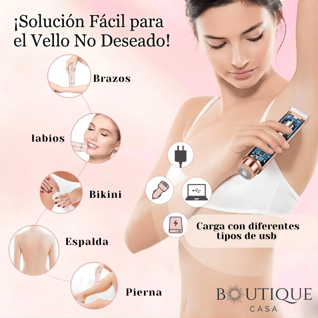Depiladora eléctrica 2 en 1 | DermaPro™ - Image 3