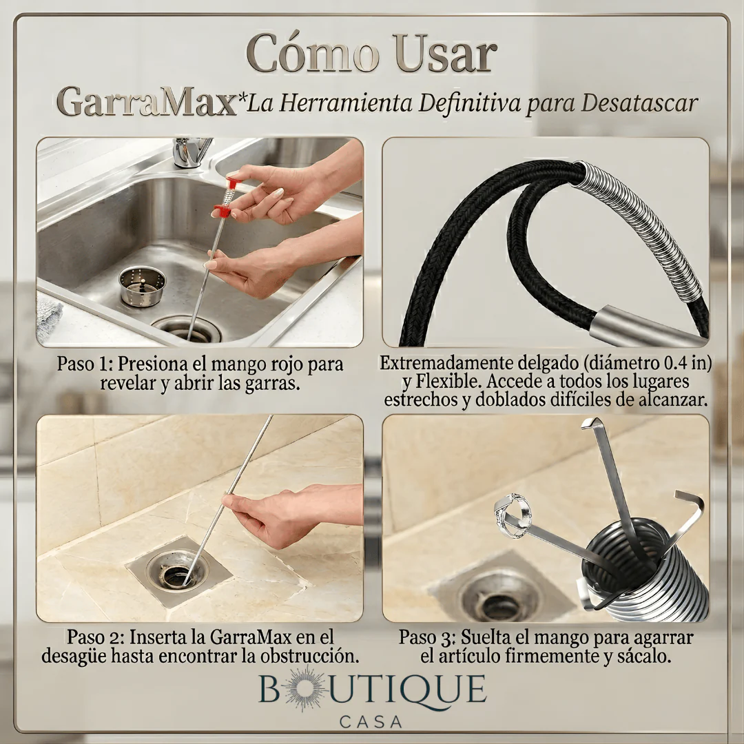 Pinza Destapa Cañerías | GarraMax™ - Image 3