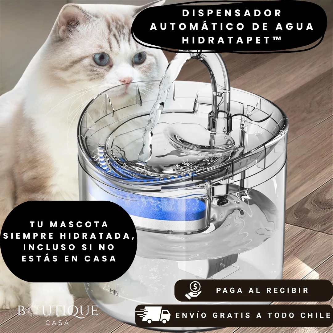 Dispensador Automático de Agua | HidrataPet™