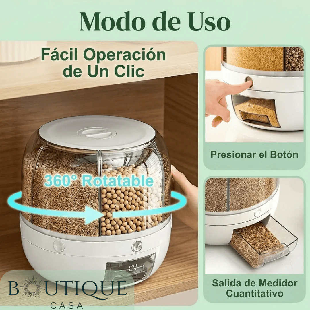 Dispensador Giratorio de Alimentos | Organix360™ (Upsell) - Image 3