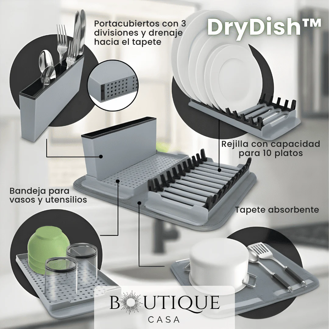 Escurridor Loza con Base Recolector | DryDish™ - Image 2