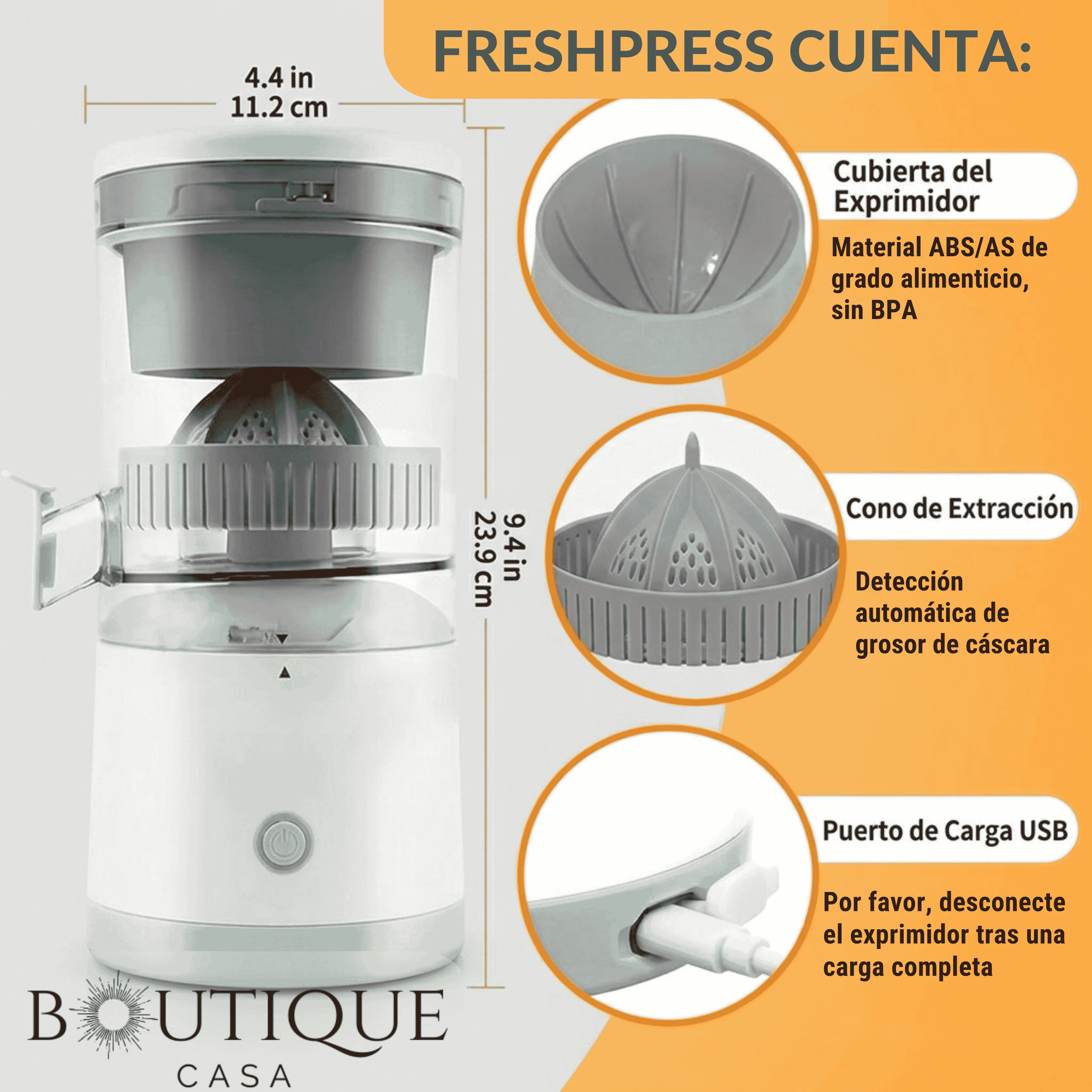Exprimidor de Frutas Portátil | FreshPress™ - Image 3