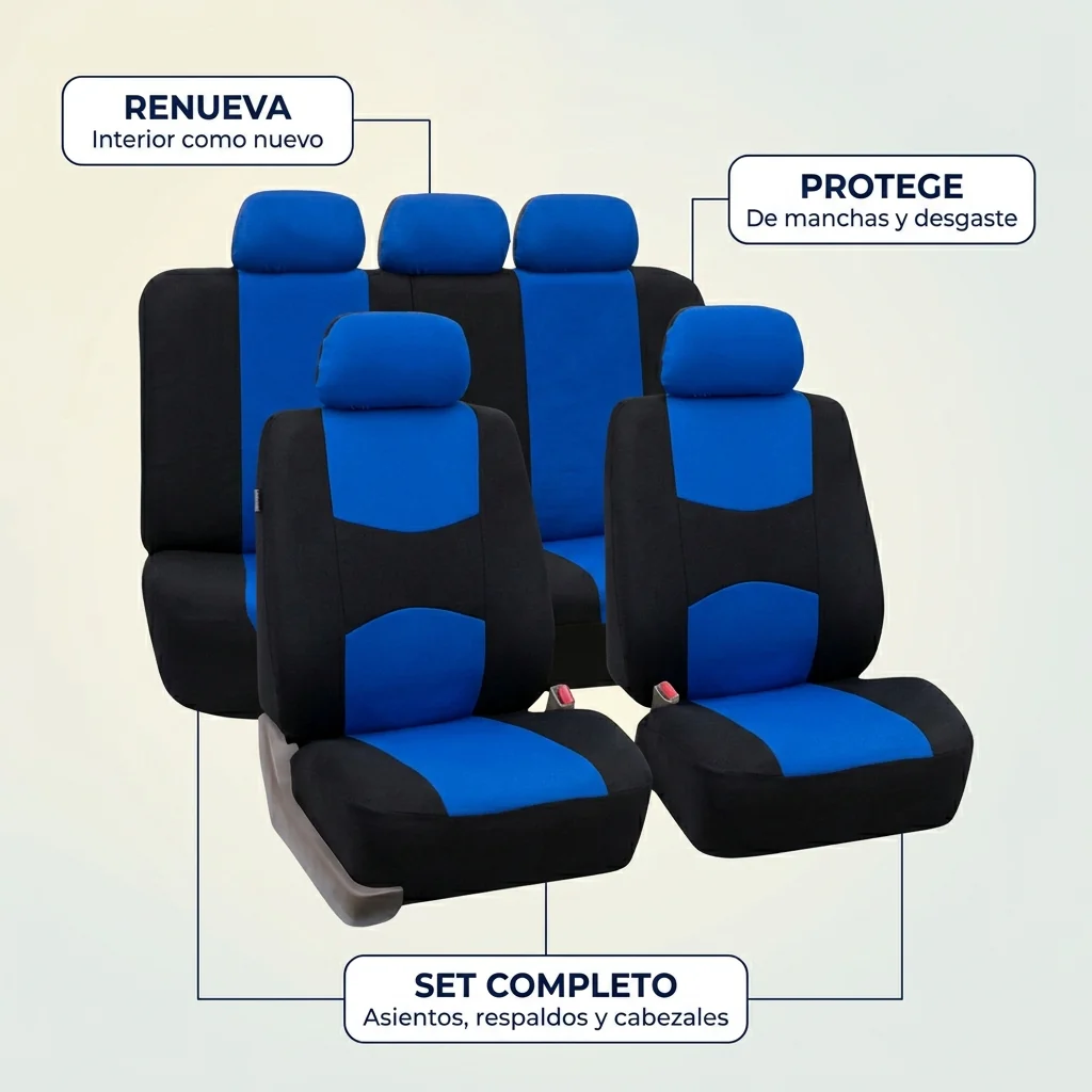 Set de Fundas Cubre Asientos de Auto (Upsell) - Image 3
