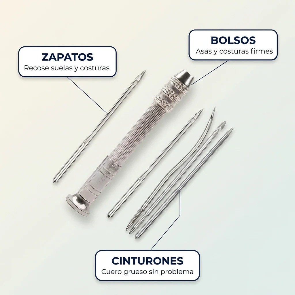 Kit de Costura para Cuero – Repara Zapatos, Bolsos y Cinturones - Image 3