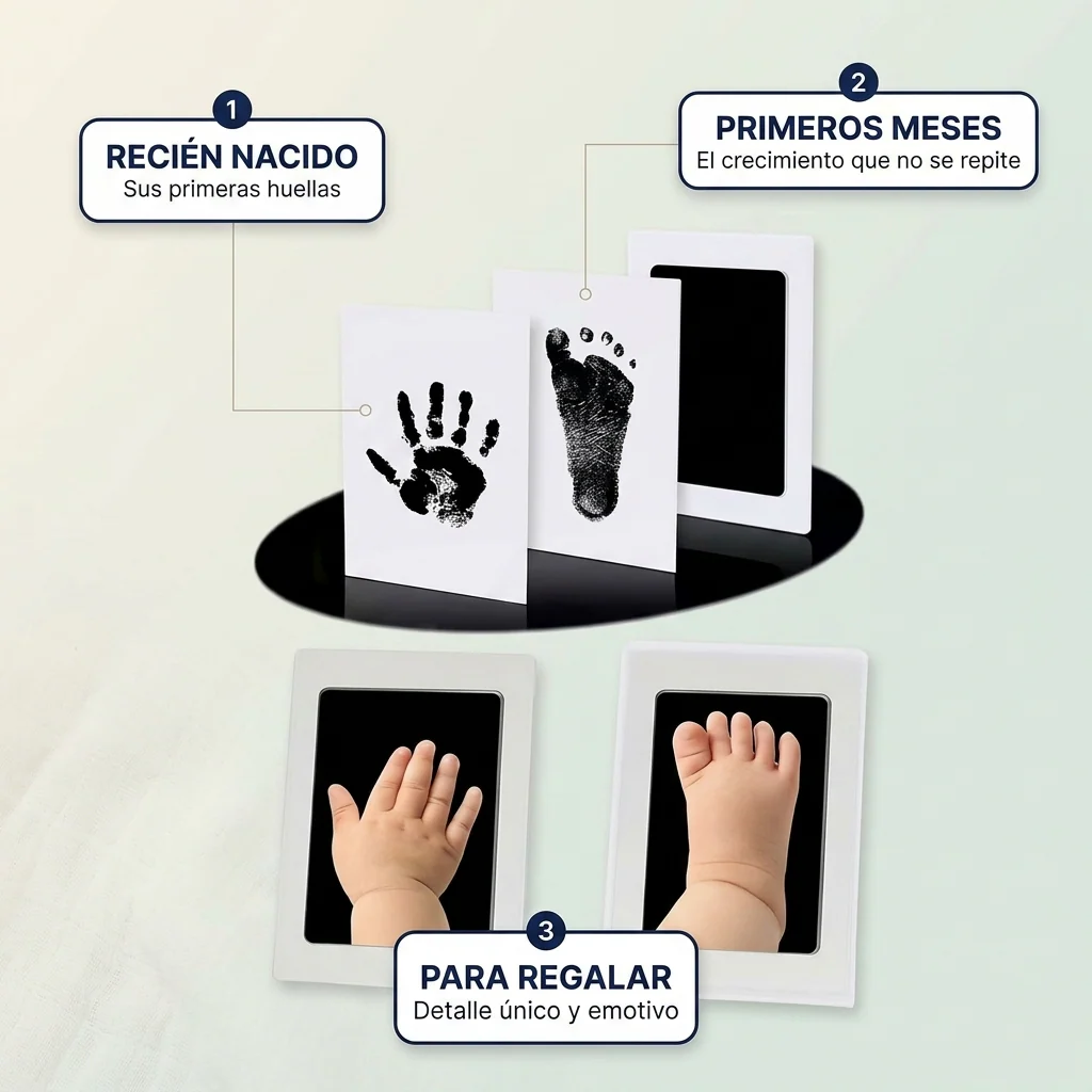 Kit Huellas para Bebé Sin Manchar – Recuerdo para Siempre - Image 3
