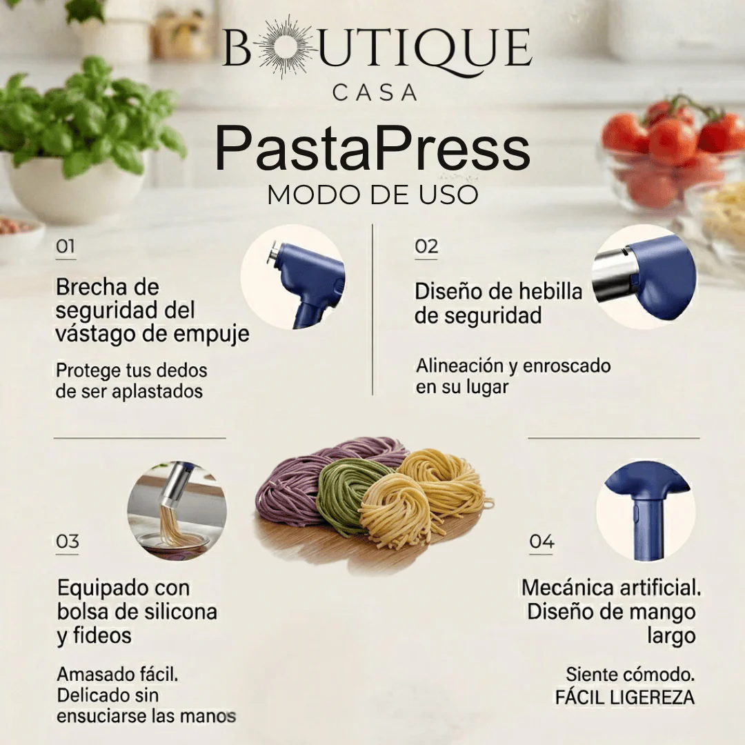 Máquina Eléctrica de Pasta Casera | PastaPress™ - Image 3