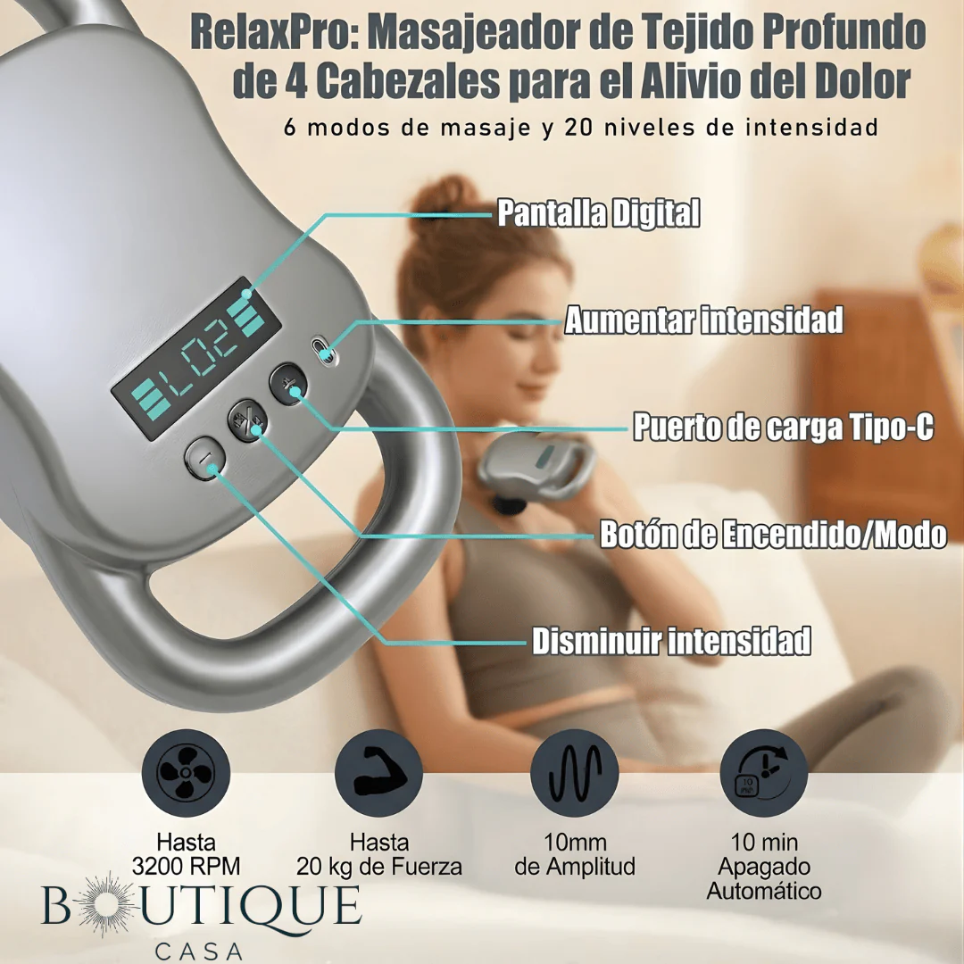 Masajeador Eléctrico de Percusión | RelaxPro™ - Image 2