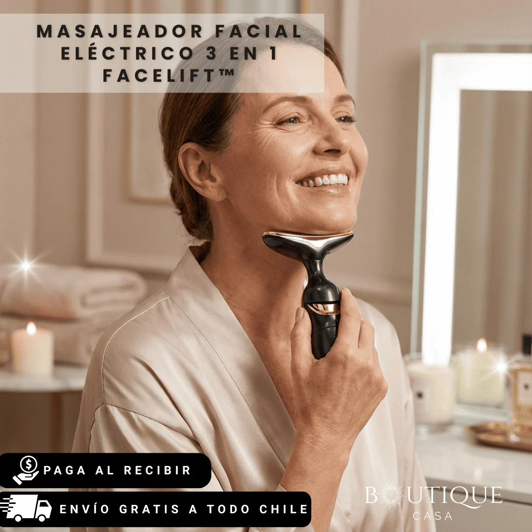 Masajeador Facial Eléctrico 3 en 1 | FaceLift™