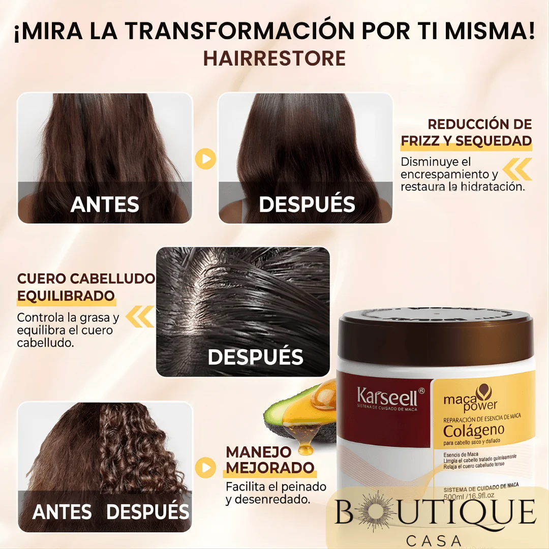 Mascarilla Capilar de Colágeno | HairRestore™ - Image 3