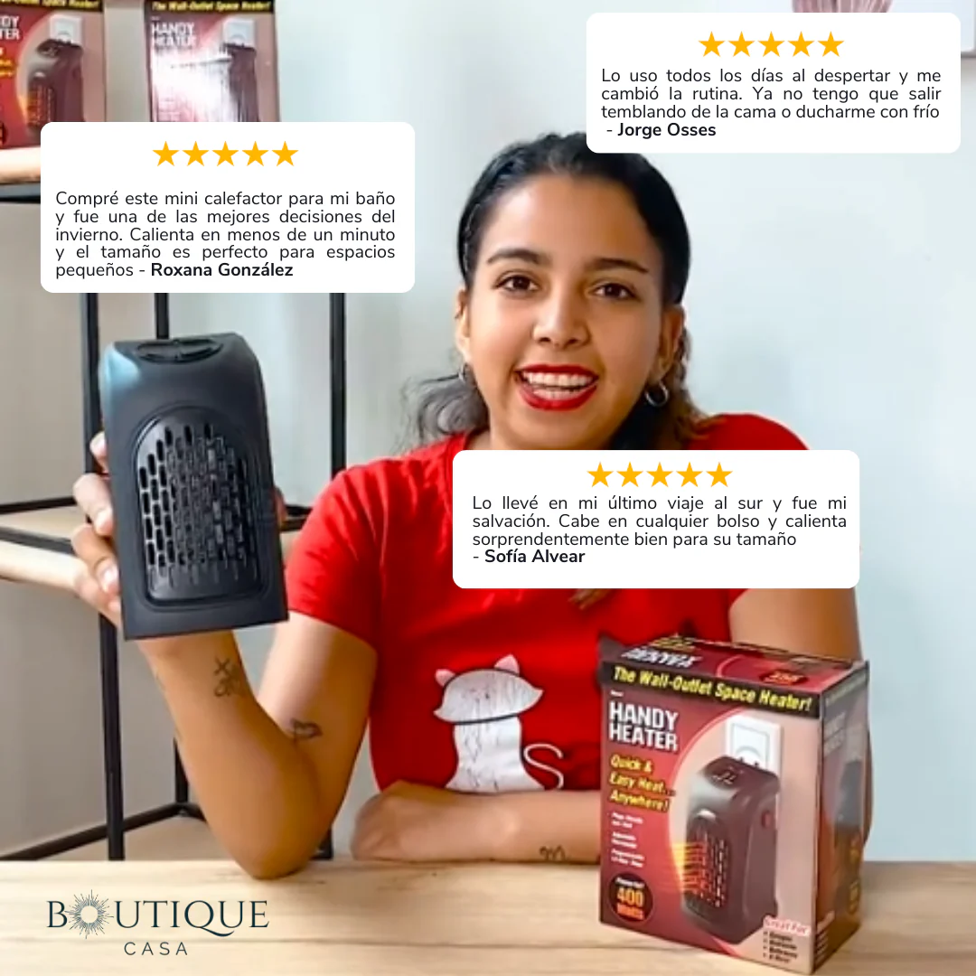 MINI CALEFACTOR PORTÁTIL 400W - HEATGO - Image 3