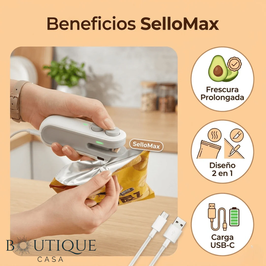 Mini sellador portátil de bolsas | SelloMax™ - Image 3