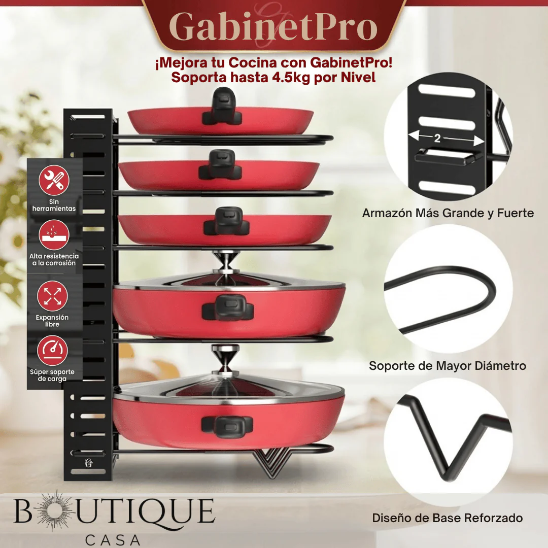 Organizador de Ollas y Tapas | GabinetPro™ - Image 2
