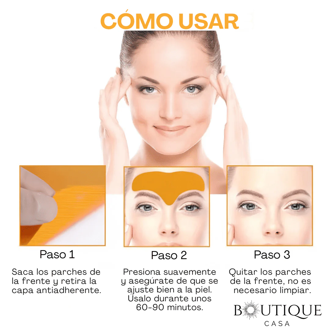 Pack 10 Parches Colágeno Hidrolizado | FrenteLift™ - Image 3