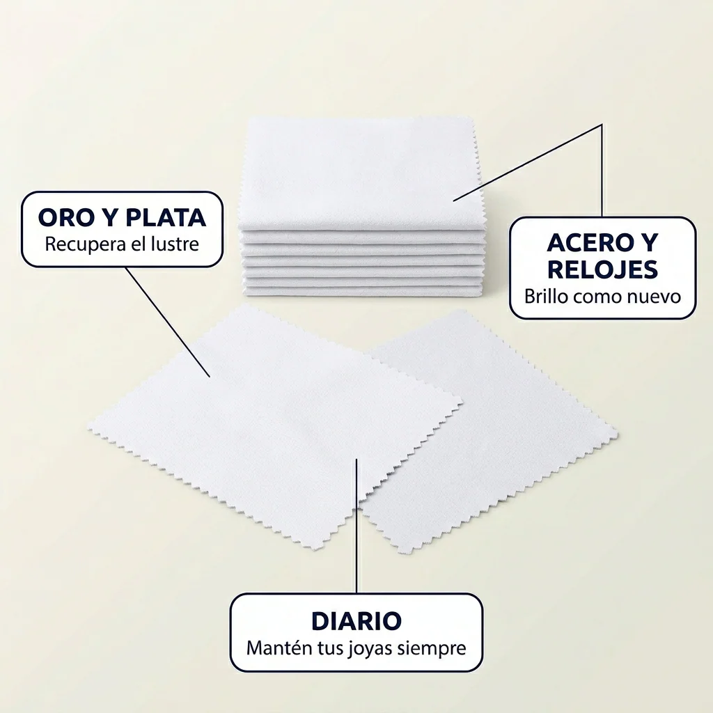 Paños para Limpiar y Pulir Joyas – Recupera el Brillo Original - Image 3