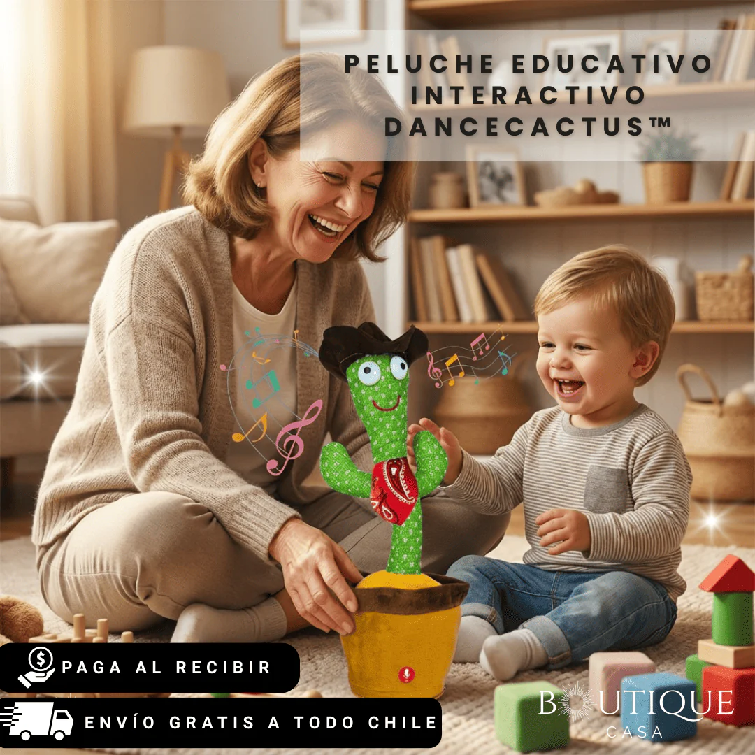 Peluche Educativo Interactivo | DanceCactus™