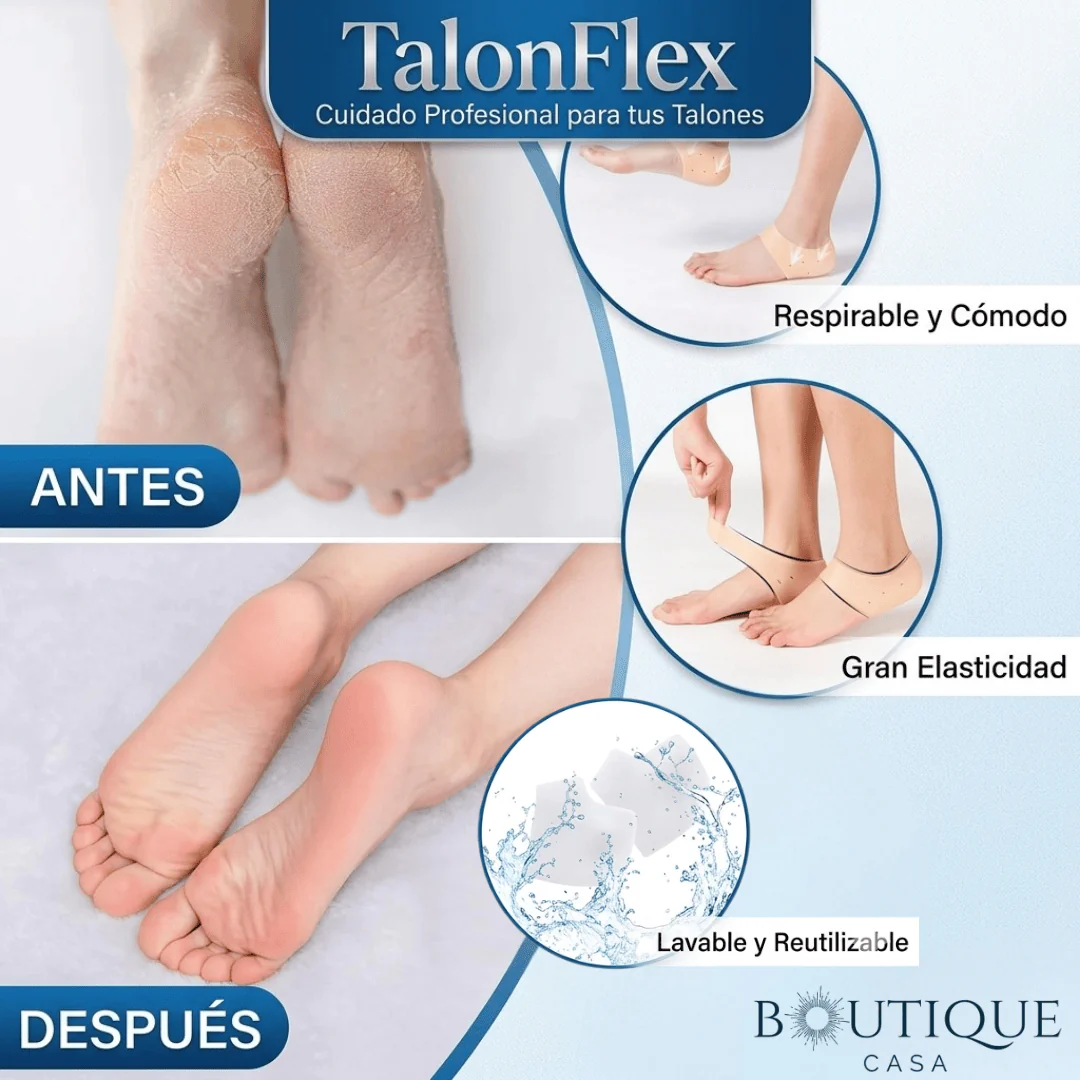 Protector de talón en gel de silicona | TalonFlex™ - Image 2