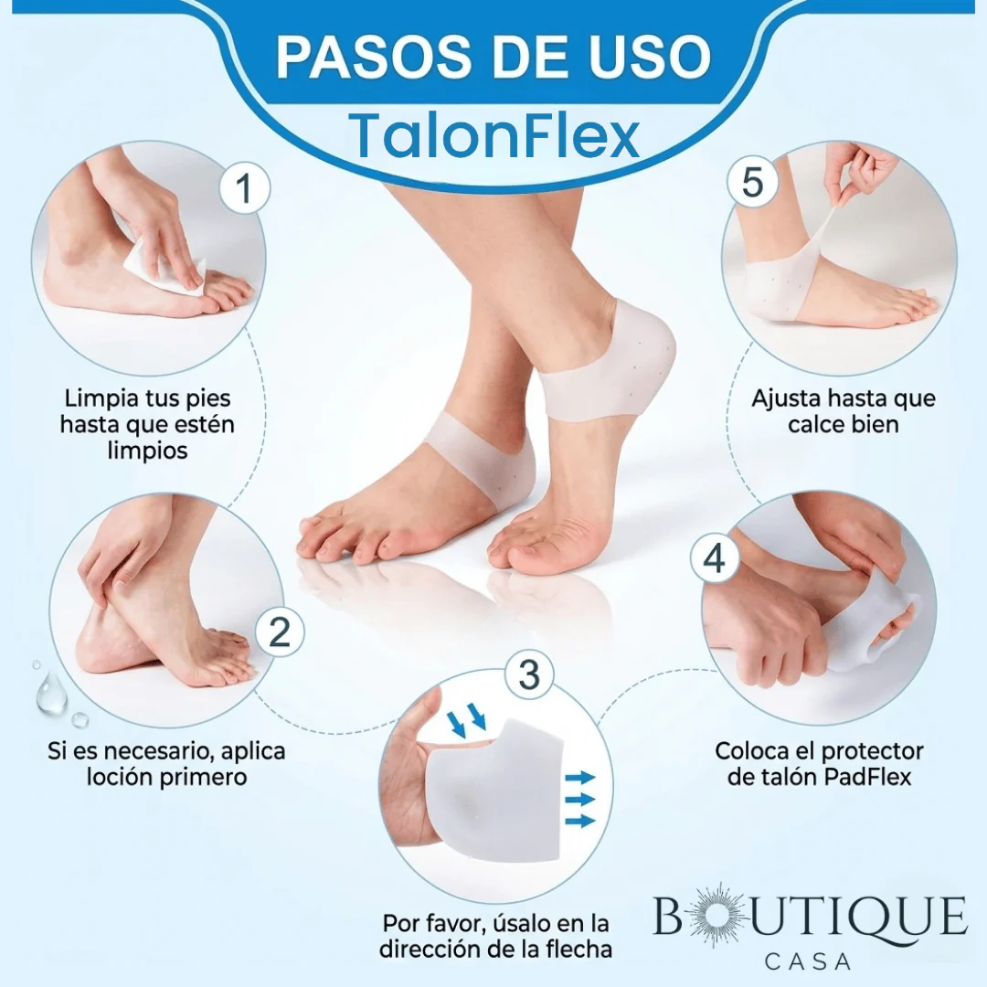 Protector de talón en gel de silicona | TalonFlex™ - Image 3