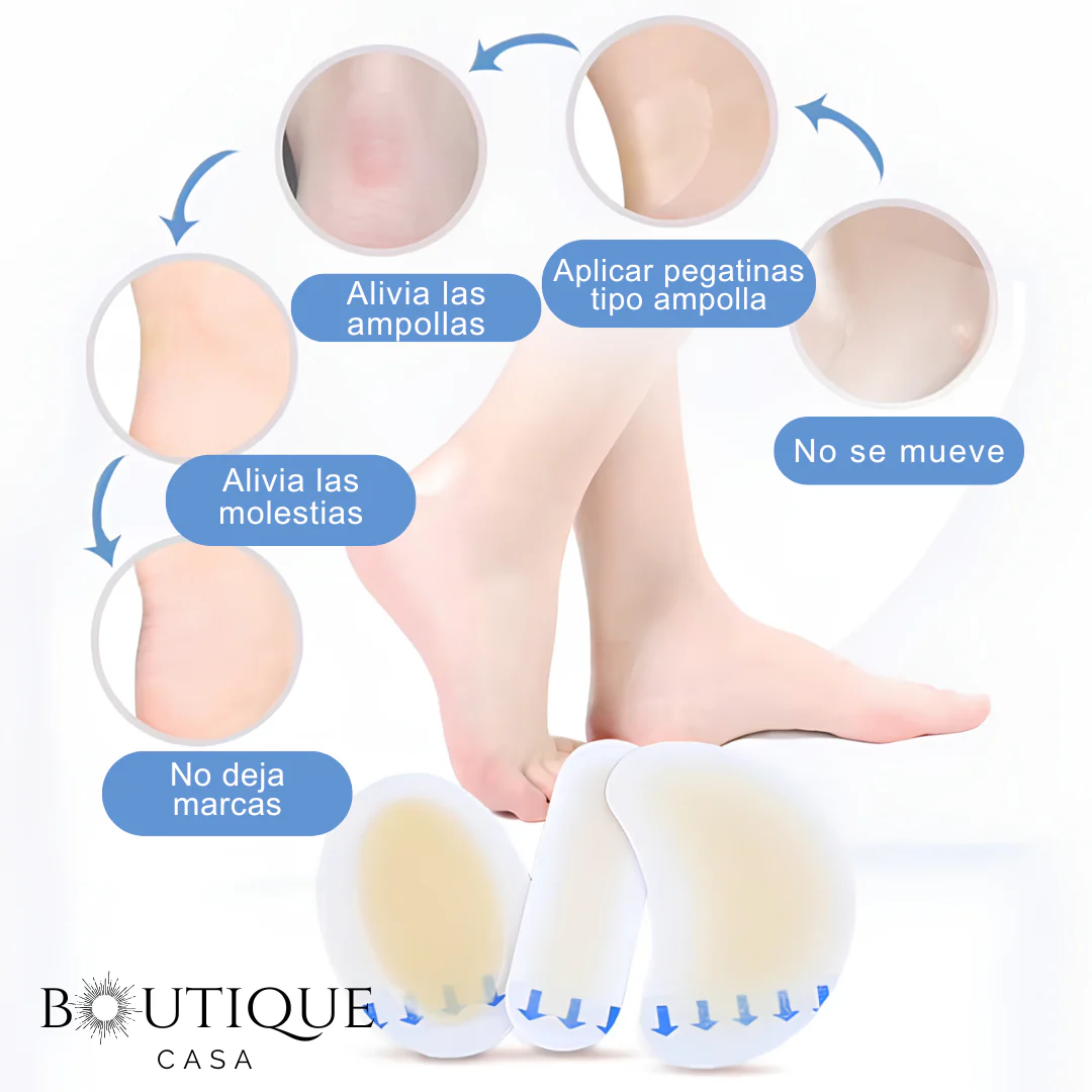 Pack 10 Protectores Adhesivos de Talones | ComfySteps™ - Image 3