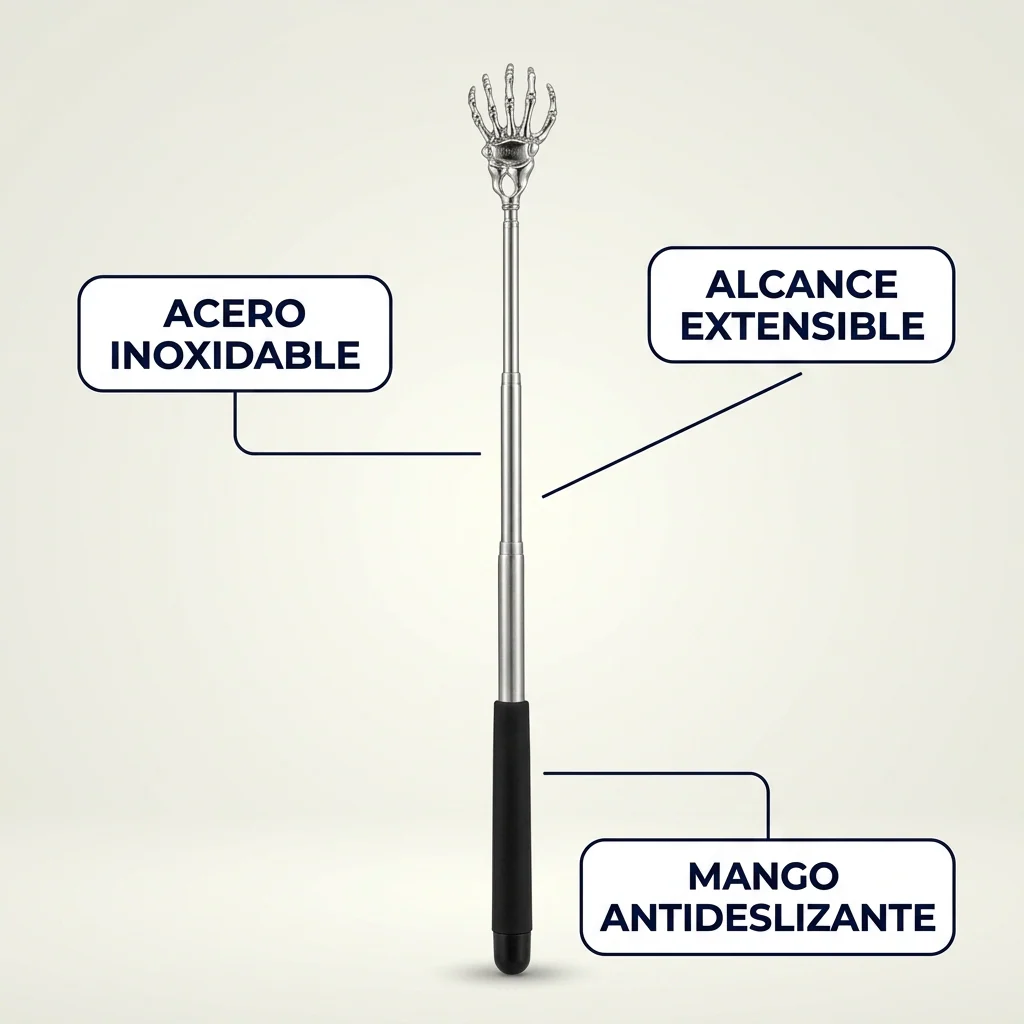 Rascador de Espalda Extensible de Acero – Alivio al Instante - Image 2