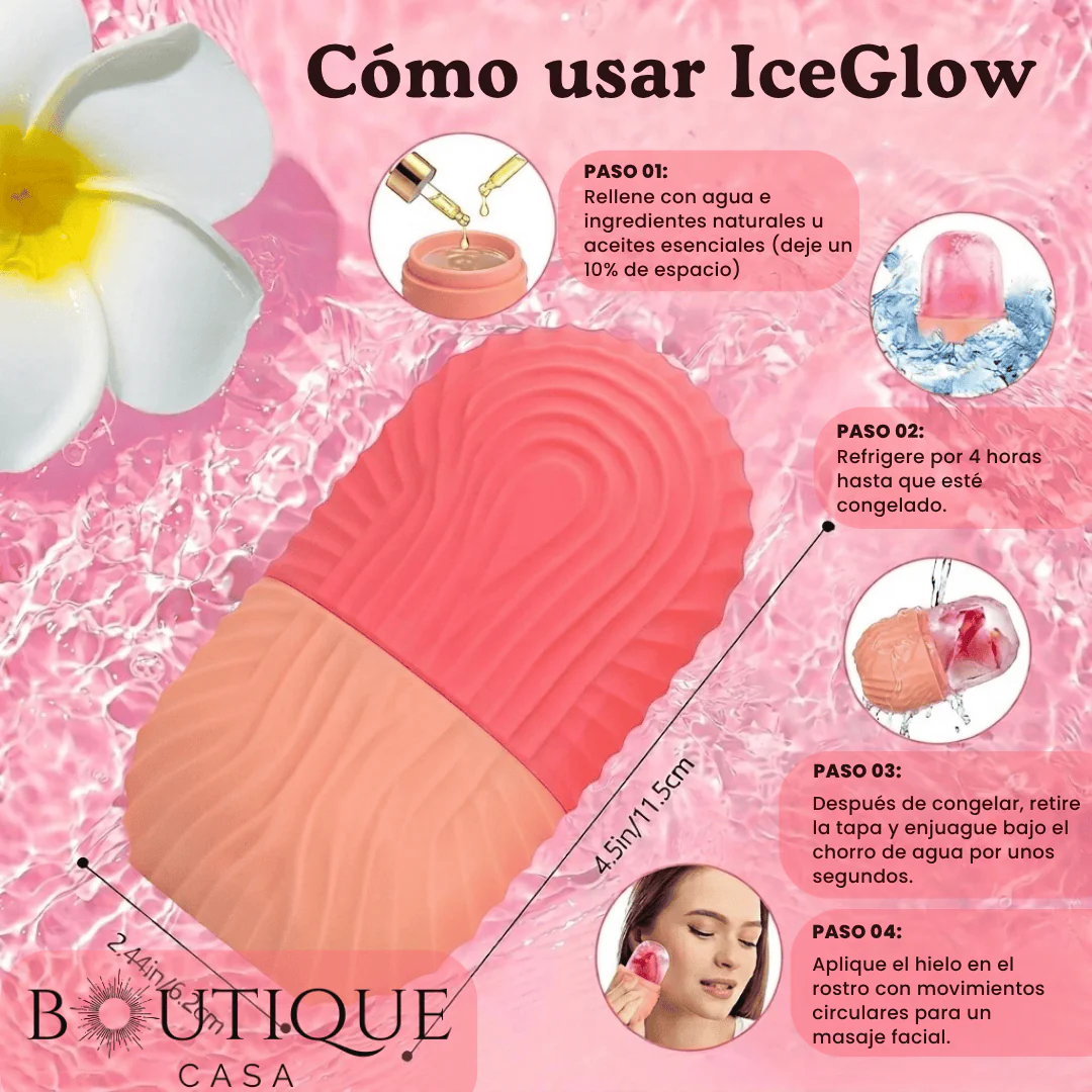 Rodillo Facial de Silicona | IceGlow™ - Image 3