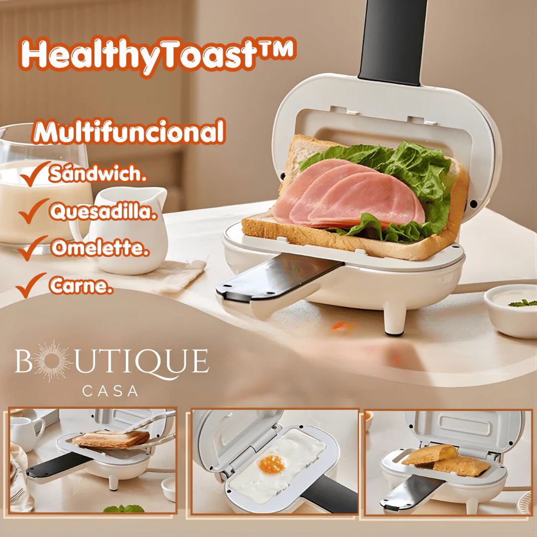 Sandwichera Eléctrica Multifuncional | HealthyToast™ - Image 3