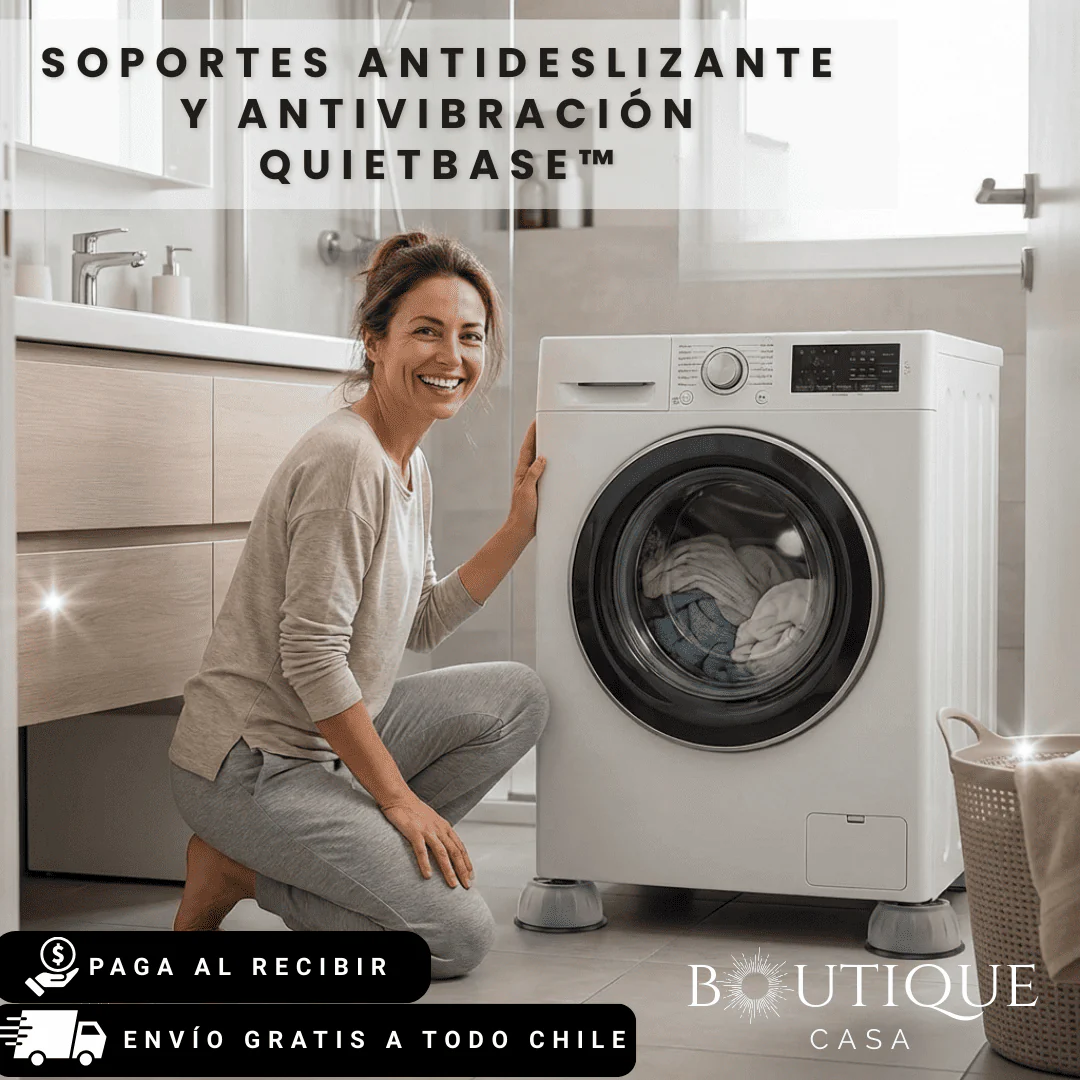 Soportes Antideslizante y Antivibración | QuietBase™