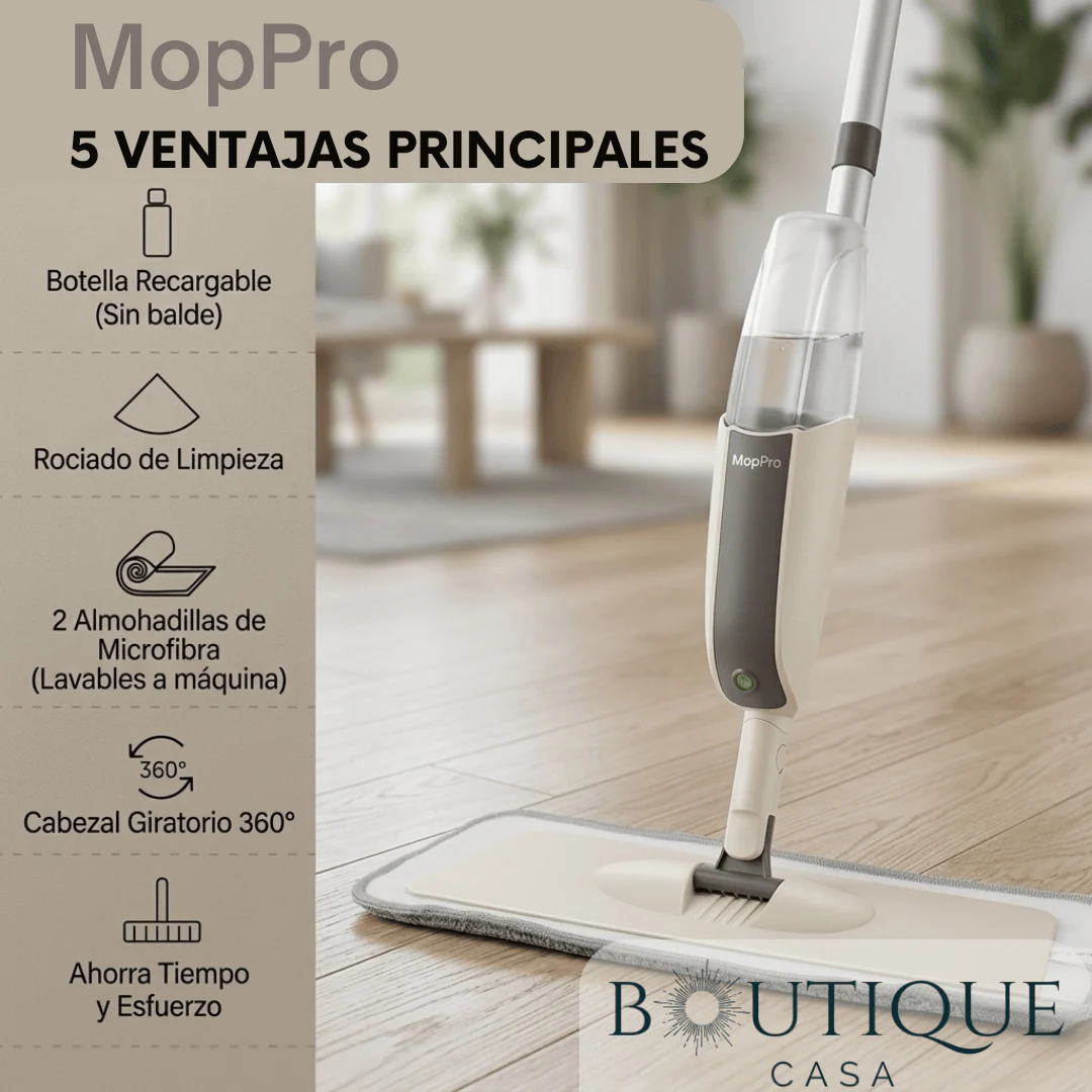 Trapeador Giratorio Multisuperficie | MopPro™ - Image 2